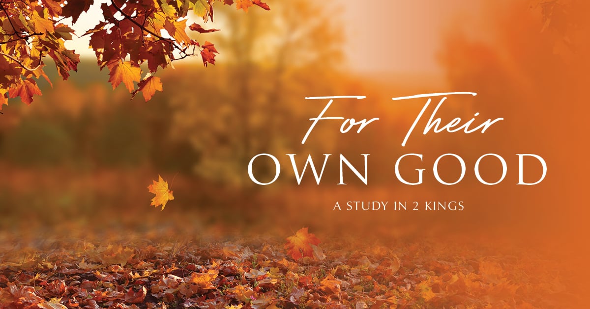 Daily Devotional: For Their Own Good - A study in 2 Kings - Fall leaves